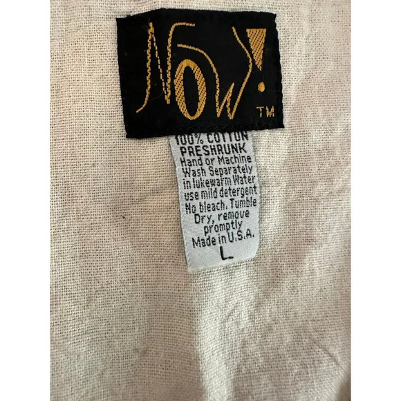 Vintage Now Southwestern Aztec Button Front Vest Size Large - Picture 6 of 7